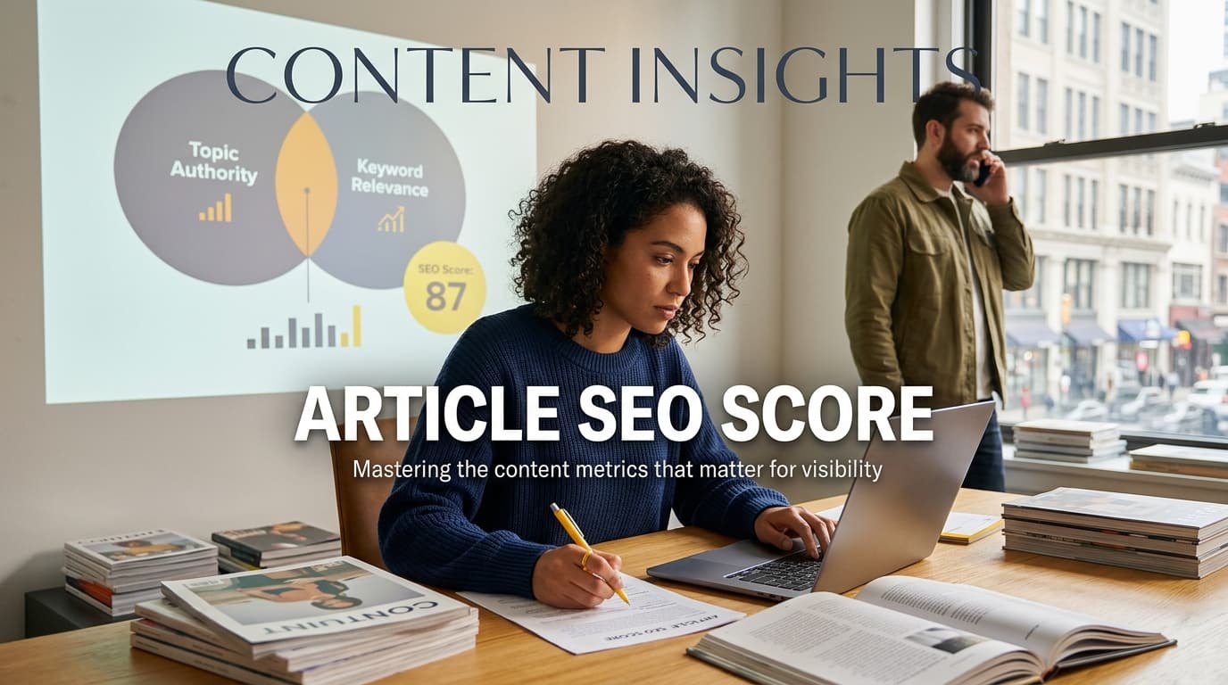Mastering Your Article SEO Score: A Data-Driven Guide to Ranking Higher