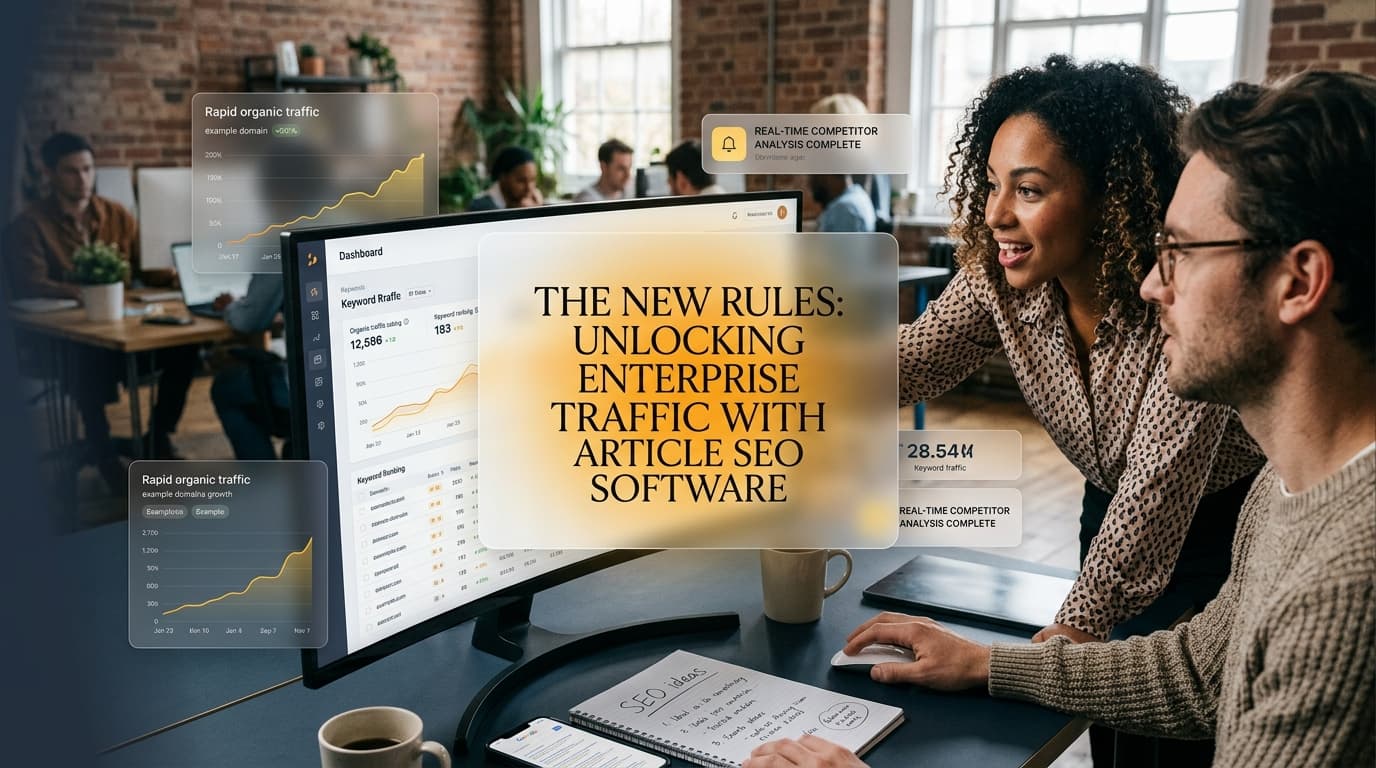 How Article SEO Software Supercharges Your Content for Google Rankings