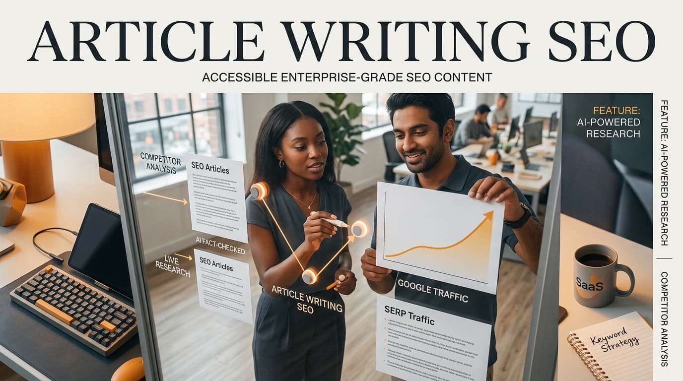 Mastering Article Writing SEO: Your Guide to Ranking Higher & Driving Organic Traffic