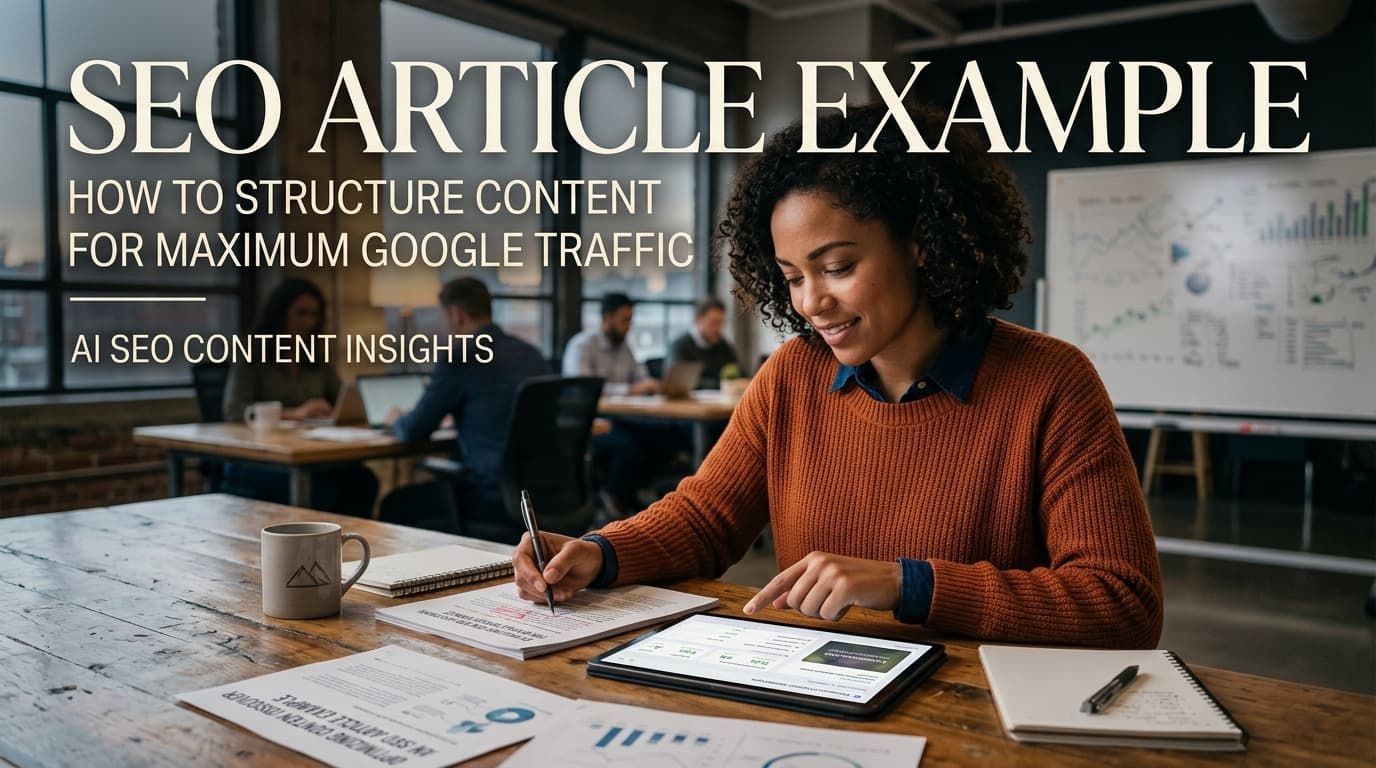 Mastering the SEO Article Example: Your Guide to Ranking #1 on Google
